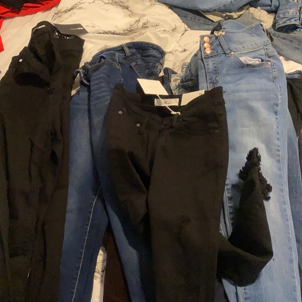 15 pairs of jeans size 5/6